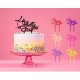 Cake Topper La multi ani din lemn MDF 17X14.5 cm